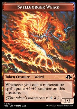 Spellgorger Weird Token (Red 2/2)⁣ - Modern Horizons 3: Tokens⁣ (Token)⁣ [T24]