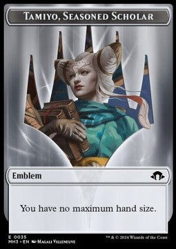 Tamiyo, Seasoned Scholar Emblem - Modern Horizons 3: Tokens (Token) [TMH3-T35]