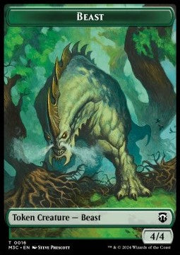 Beast Token (G 4/4) // Copy Token (V.1)⁣ - Modern Horizons 3: Tokens⁣ (Token)⁣ [CT 16/1]