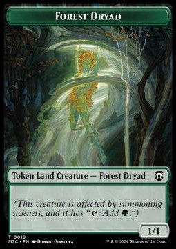 Boar Token (G 2/2) // Forest Dryad Token (G 1/1) (V.1)⁣ - Modern Horizons 3: Tokens⁣ (Token)⁣ [CT 17/19]