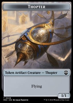 Thopter Token (A 1/1) // Copy Token (V.1)⁣ - Modern Horizons 3: Tokens⁣ (Token)⁣ [CT 26/1]