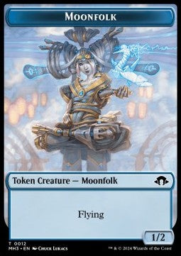 Moonfolk Token (U 1/2) // Phyrexian Germ Token (B 0/0)⁣ - Modern Horizons 3: Tokens⁣ (Token)⁣ [T 12/16]