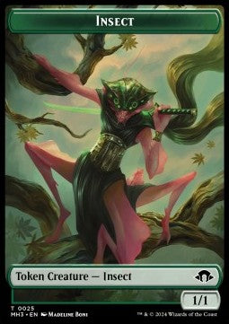 Insect Token (G 1/1) // Servo Token (A 1/1)⁣ - Modern Horizons 3: Tokens⁣ (Token)⁣ [T 25/33]