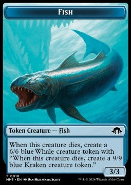 Fish Token (U 3/3) // Servo Token (A 1/1)⁣ - Modern Horizons 3: Tokens⁣ (Token)⁣ [T 10/33]