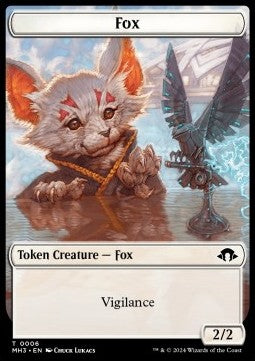 Fox Token (W 2/2) // Servo Token (A 1/1) - Modern Horizons 3: Tokens (Token) [TMH3-T 6/33]