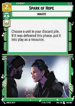 Spark of Hope⁣ - Shadows of the Galaxy⁣ (Uncommon)⁣ [105]