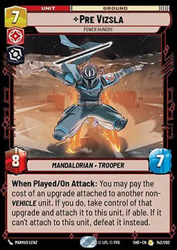 Pre Vizsla, Power Hungry⁣ - Shadows of the Galaxy⁣ (Rare)⁣ [142]