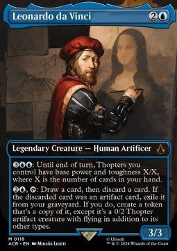 Leonardo da Vinci (V.1)⁣ - Universes Beyond: Assassin's Creed: Extras⁣ (Mythic)⁣ [118]