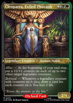 Cleopatra, Exiled Pharaoh (V.2)⁣ - Universes Beyond: Assassin's Creed: Extras⁣ (Mythic)⁣ [233]