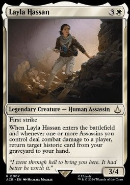 Layla Hassan⁣ - Universes Beyond: Assassin's Creed⁣ (Rare)⁣ [7]