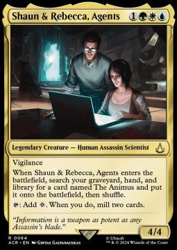 Shaun & Rebecca, Agents⁣ - Universes Beyond: Assassin's Creed⁣ (Rare)⁣ [64]