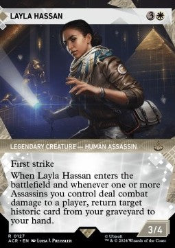Layla Hassan (V.1)⁣ - Universes Beyond: Assassin's Creed: Extras⁣ (Rare)⁣ [127]