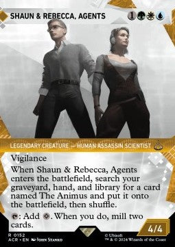 Shaun & Rebecca, Agents (V.1)⁣ - Universes Beyond: Assassin's Creed: Extras⁣ (Rare)⁣ [152]