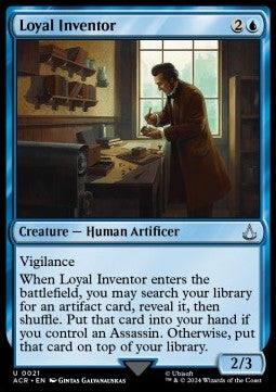 Loyal Inventor⁣ - Universes Beyond: Assassin's Creed⁣ (Uncommon)⁣ [21]