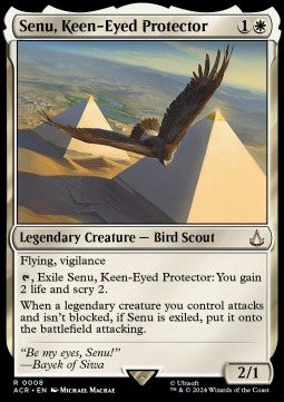 Senu, Keen-Eyed Protector⁣ - Universes Beyond: Assassin's Creed⁣ (Rare)⁣ [8]