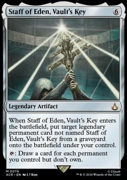 Staff of Eden, Vault's Key⁣ - Universes Beyond: Assassin's Creed⁣ (Mythic)⁣ [76]