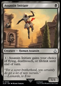 Assassin Initiate⁣ - Universes Beyond: Assassin's Creed⁣ (Uncommon)⁣ [22]