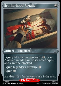 Brotherhood Regalia⁣ - Universes Beyond: Assassin's Creed: Extras⁣ (Uncommon)⁣ [255]
