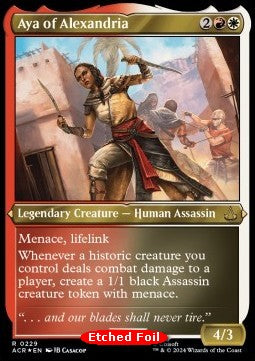 Aya of Alexandria (V.2)⁣ - Universes Beyond: Assassin's Creed: Extras⁣ (Rare)⁣ [229]