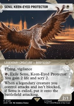 Senu, Keen-Eyed Protector (V.1)⁣ - Universes Beyond: Assassin's Creed: Extras⁣ (Rare)⁣ [128]