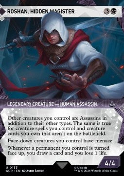 Roshan, Hidden Magister (V.1)⁣ - Universes Beyond: Assassin's Creed: Extras⁣ (Uncommon)⁣ [133]