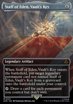 Staff of Eden, Vault's Key (V.1)⁣ - Universes Beyond: Assassin's Creed: Extras⁣ (Mythic)⁣ [123]