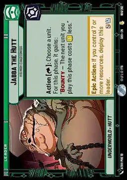 Jabba the Hutt, His High Exaltedness⁣ - Shadows of the Galaxy⁣ (Rare)⁣ [006]
