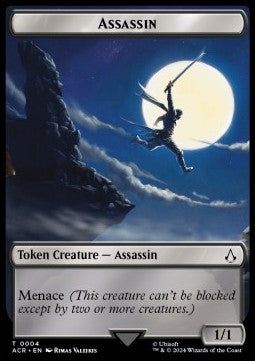 Assassin Token (C 1/1) // Treasure Token⁣ - Universes Beyond: Assassin's Creed: Tokens⁣ (Token)⁣ [T 4/6]