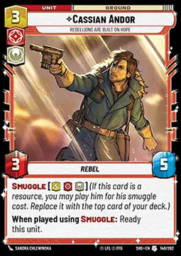 Cassian Andor, Rebellions Are Built On Hope⁣ - Shadows of the Galaxy⁣ (Uncommon)⁣ [148]