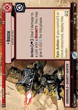 Bossk, Hunting His Prey (V.1) - Shadows of the Galaxy: Extras (Common) [XSHD-289]