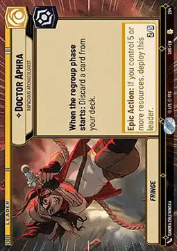 Doctor Aphra, Rapacious Archaeologist (V.1)⁣ - Shadows of the Galaxy: Extras⁣ (Rare)⁣ [294]