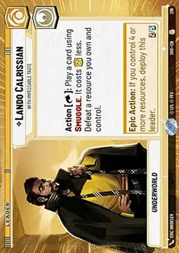 Lando Calrissian, With Impeccable Taste (V.1) - Shadows of the Galaxy: Extras (Rare) [XSHD-296]