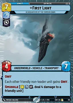 First Light, Headquarters of the Crimson Dawn⁣ - Shadows of the Galaxy: Extras⁣ (Rare)⁣ [313]