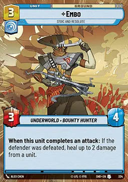 Embo, Stoic and Resolute⁣ - Shadows of the Galaxy: Extras⁣ (Uncommon)⁣ [334]