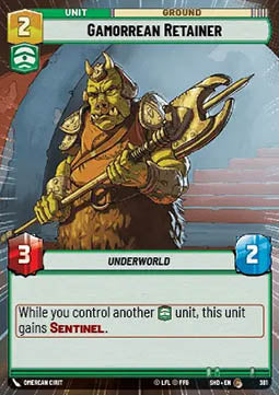 Gamorrean Retainer⁣ - Shadows of the Galaxy: Extras⁣ (Common)⁣ [381]
