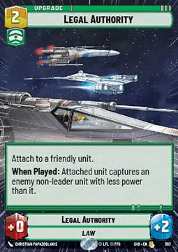 Legal Authority⁣ - Shadows of the Galaxy: Extras⁣ (Rare)⁣ [393]