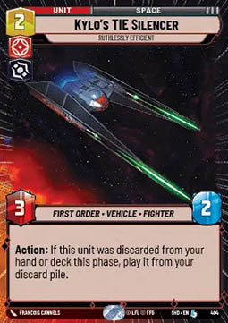Kylo's TIE Silencer, Ruthlessly Efficient⁣ - Shadows of the Galaxy: Extras⁣ (Legendary)⁣ [404]