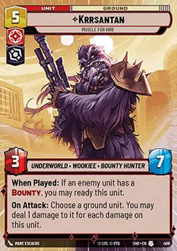 Krrsantan, Muscle for Hire⁣ - Shadows of the Galaxy: Extras⁣ (Uncommon)⁣ [408]