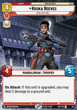 Koska Reeves, Loyal Nite Owl⁣ - Shadows of the Galaxy: Extras⁣ (Rare)⁣ [419]