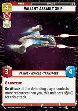 Valiant Assault Ship⁣ - Shadows of the Galaxy: Extras⁣ (Uncommon)⁣ [420]