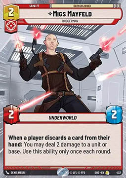 Migs Mayfeld, Triggerman - Shadows of the Galaxy: Extras (Rare) [XSHD-432]