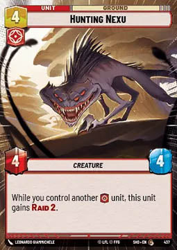 Hunting Nexu⁣ - Shadows of the Galaxy: Extras⁣ (Common)⁣ [437]