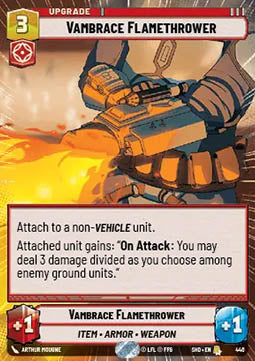 Vambrace Flamethrower⁣ - Shadows of the Galaxy: Extras⁣ (Rare)⁣ [446]