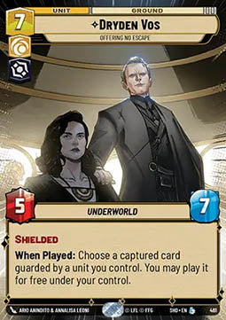 Dryden Vos, Offering No Escape⁣ - Shadows of the Galaxy: Extras⁣ (Legendary)⁣ [461]