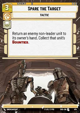 Spare the Target⁣ - Shadows of the Galaxy: Extras⁣ (Uncommon)⁣ [474]