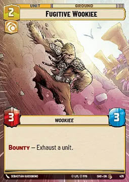 Fugitive Wookiee⁣ - Shadows of the Galaxy: Extras⁣ (Common)⁣ [479]