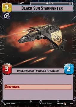 Black Sun Starfighter⁣ - Shadows of the Galaxy: Extras⁣ (Common)⁣ [502]