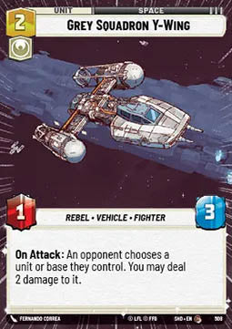Grey Squadron Y-Wing⁣ - Shadows of the Galaxy: Extras⁣ (Common)⁣ [508]