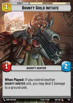 Bounty Guild Initiate⁣ - Shadows of the Galaxy: Extras⁣ (Common)⁣ [515]