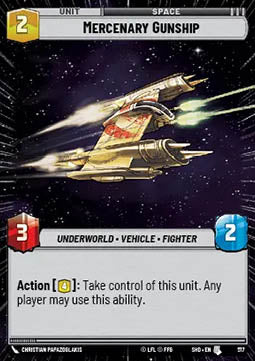 Mercenary Gunship⁣ - Shadows of the Galaxy: Extras⁣ (Uncommon)⁣ [517]